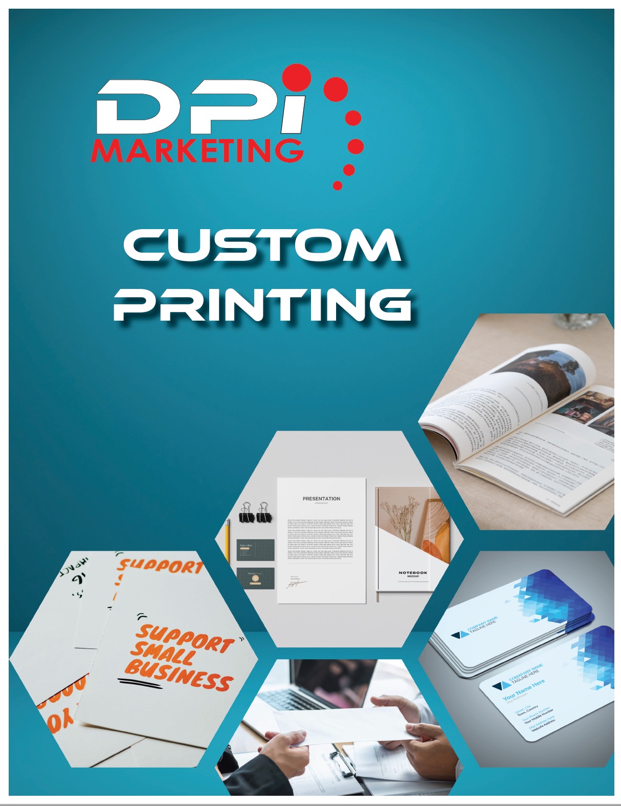 Custom printing from DPI ProPrint